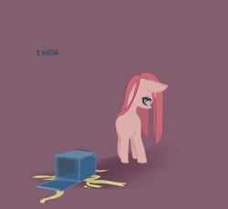 Size: 1280x1170 | Tagged: safe, artist:mirululu, pinkie pie, earth pony, pony, g4, box, female, pinkamena diane pie, present, solo