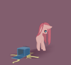 Size: 1280x1170 | Tagged: safe, artist:mirululu, pinkie pie, earth pony, pony, g4, box, female, pinkamena diane pie, present, solo