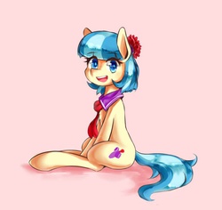 Size: 910x860 | Tagged: safe, artist:luciferamon, coco pommel, g4, cocobetes, cute, female, happy, solo