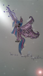 Size: 267x474 | Tagged: safe, artist:twilightowa353, twilight sparkle, alicorn, pony, g4, female, mare, solo, twilight sparkle (alicorn)