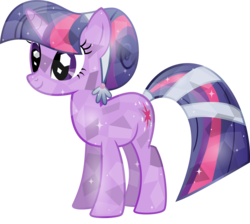 Size: 8828x7920 | Tagged: dead source, safe, artist:birdalliance, twilight sparkle, crystal pony, pony, g4, absurd resolution, crystal twilight, crystallized, female, simple background, solo, transparent background, vector