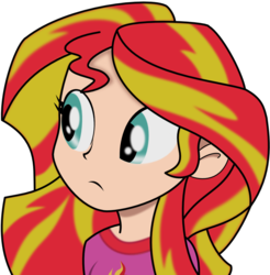 Size: 985x999 | Tagged: safe, artist:mewtwo8, sunset shimmer, equestria girls, g4, female, human coloration, simple background, solo, transparent background, vector