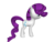 Size: 1200x900 | Tagged: safe, rarity, pony, unicorn, ponylumen, g4, 3d, female, mare, on side, solo