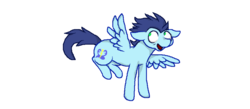 Size: 920x402 | Tagged: safe, artist:darkmoon0311, soarin', g4, backwards cutie mark, male, simple background, solo, transparent background