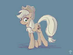 Size: 1024x768 | Tagged: safe, artist:replacer808, applejack, g4, female, solo