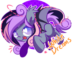 Size: 700x566 | Tagged: safe, artist:xwhitedreamsx, oc, oc only, oc:yael, commission, heart eyes, simple background, solo, tongue out, transparent background, wingding eyes