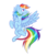 Size: 1200x1400 | Tagged: safe, artist:emcrasher, rainbow dash, pegasus, pony, g4, backwards cutie mark, female, looking up, mare, simple background, solo, transparent background, underhoof