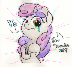 Size: 2000x1861 | Tagged: safe, artist:bobdude0, sweetie belle, g4, dank sweetie, drugs, female, marijuana, smoking, solo