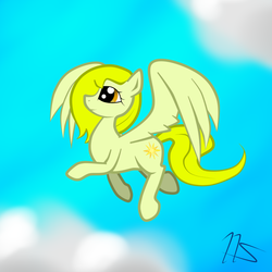 Size: 2000x2000 | Tagged: safe, artist:nightspinner, oc, oc only, oc:radiant, pegasus, pony, high res, solo