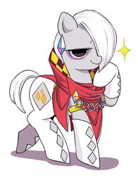 Size: 479x612 | Tagged: dead source, safe, artist:semi-kon, pony, ghirahim, ponified, simple background, solo, the legend of zelda, the legend of zelda: skyward sword, white background