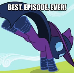 Size: 606x601 | Tagged: safe, screencap, mare do well, g4, the mysterious mare do well, image macro, meme, solo