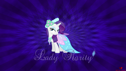 Size: 1920x1080 | Tagged: safe, artist:mentalsuicide1, artist:ocarina0ftimelord, rarity, g4, bedroom eyes, charming, clothes, dress, necklace, pose, vector, wallpaper