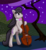 Size: 1100x1200 | Tagged: safe, artist:dirdash, octavia melody, earth pony, pony, g4, cello, digital art, female, garden, musical instrument, night, solo