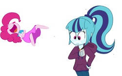 Size: 1089x683 | Tagged: safe, artist:contny, pinkie pie, sonata dusk, equestria girls, g4