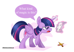 Size: 3519x2465 | Tagged: safe, artist:xwhitedreamsx, twilight sparkle, alicorn, pony, g4, are you fucking kidding me, bad idea, charlie charlie challenge, don't try this at home, female, high res, magic, mare, metaphysical, paper, paranormal, pencil, solo, this is stupid, this will end in death, this will end in possession, this will end in tears and/or death, twilight sparkle (alicorn), twilight sparkle is not amused, unamused, you need jesus
