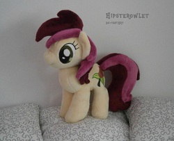 Size: 1000x812 | Tagged: safe, artist:hipsterowlet, roseluck, earth pony, pony, g4, female, irl, mare, photo, plushie, solo