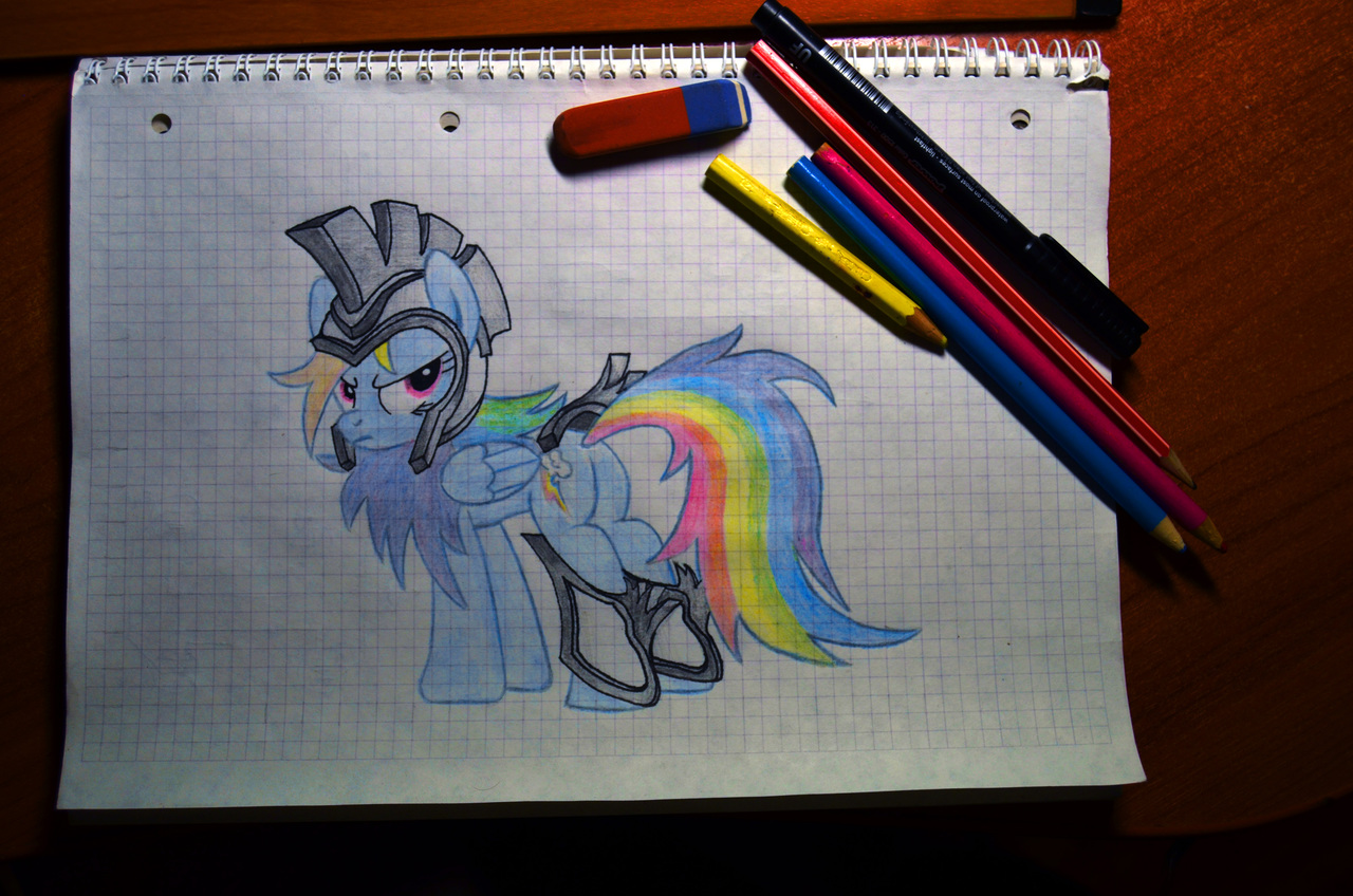 Safe Artist Itchykitchy Artist Octavia Synch Rainbow Dash