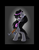 Size: 1500x1900 | Tagged: safe, artist:zedrin, octavia melody, g4, clothes, fedora, female, gun, hat, mafia, mafia octavia, necktie, solo, tommy gun