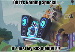 Size: 538x371 | Tagged: safe, screencap, dj pon-3, octavia melody, vinyl scratch, g4, my little pony: friendship is magic, slice of life (episode), image macro, meme, wubcart