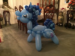 Size: 960x720 | Tagged: safe, artist:noordinaryballoonman, party favor, balloon pony, g4, balloon, irl, photo