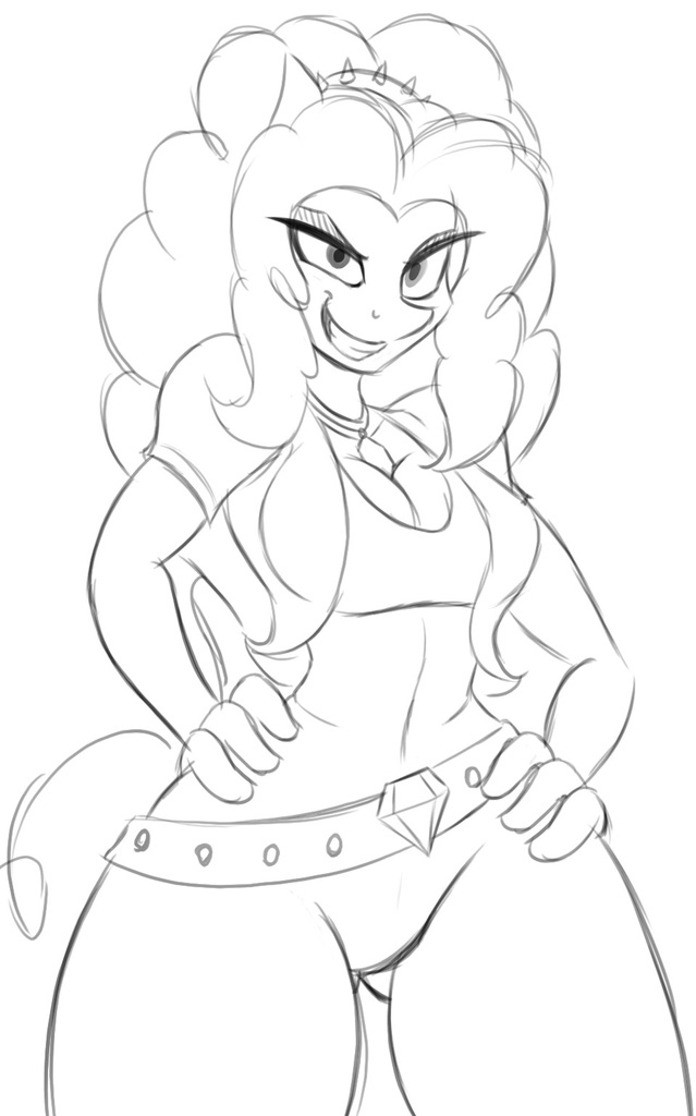 Safe Artist Lil Miss Jay Adagio Dazzle Anthro Equestria