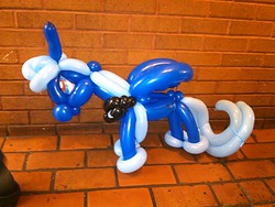 Size: 640x480 | Tagged: safe, artist:noordinaryballoonman, princess luna, balloon pony, g4, balloon, irl, photo, solo