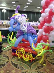 Size: 720x960 | Tagged: safe, artist:noordinaryballoonman, trixie, balloon pony, pony, unicorn, g4, balloon, female, irl, mare, photo, solo