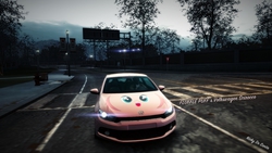 Size: 1366x768 | Tagged: safe, artist:nsdrift, oc, oc only, oc:fluffle puff, car, game screencap, need for speed, need for speed world, volkswagen, volkswagen scirocco