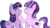 Size: 832x473 | Tagged: safe, artist:stockingstreams, starlight glimmer, twilight sparkle, alicorn, pony, unicorn, g4, the cutie map, 3:, bedroom eyes, blushing, female, frown, hoof on chin, lesbian, looking away, mare, ship:twistarlight, shipping, simple background, smiling, transparent background, twilight sparkle (alicorn), wavy mouth
