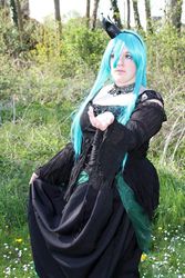 Size: 480x720 | Tagged: safe, artist:masoxtoxic, queen chrysalis, human, g4, clothes, cosplay, irl, irl human, photo