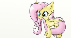 Size: 1920x1040 | Tagged: safe, artist:arcuswind, fluttershy, g4, cute, nom