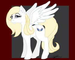 Size: 2500x2000 | Tagged: safe, artist:littlewolfstudios, oc, oc only, oc:freyja angel, pegasus, pony, female, high res, mare, solo