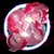 Size: 1000x1000 | Tagged: safe, artist:ushiro no kukan, pinkie pie, earth pony, pony, g4, cute, cuteamena, diapinkes, duality, eyes closed, ouroboros, pinkamena diane pie, scrunchy face, self ponidox, tail bite, yin-yang