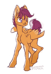 Size: 515x748 | Tagged: safe, artist:torrentpelt, scootaloo, g4, female, solo