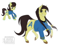 Size: 1500x1200 | Tagged: safe, artist:hengebellika, oc, oc only, earth pony, pony, clothes, solo, star trek, star trek (tos)