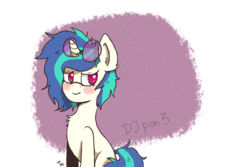 Size: 3000x2000 | Tagged: safe, artist:kennyteya, dj pon-3, vinyl scratch, g4, female, heart eyes, high res, solo, wingding eyes