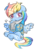 Size: 450x650 | Tagged: safe, artist:walthooves, rainbow dash, g4, blanket, blushing, cute, female, mask, mug, sick, simple background, solo, spread wings, surgical mask, transparent background, underhoof