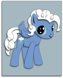 Size: 1265x1565 | Tagged: safe, artist:the-paper-pony, oc, oc only, commission, shadowbox, solo