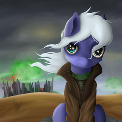 Size: 2700x2700 | Tagged: safe, artist:velvetremedy, oc, oc only, fallout equestria, high res, solo