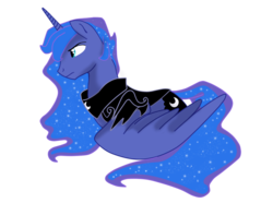 Size: 1351x1063 | Tagged: safe, artist:julyakasiva, princess luna, g4, armor, prince artemis, rule 63, solo