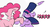Size: 564x309 | Tagged: safe, artist:hattsy, derpibooru exclusive, pinkie pie, twilight sparkle, earth pony, pony, unicorn, g4, angry, camera, clone, fake horn, flockmod, floppy ears, horn, horn extensions, injured, paparazzi, pinkie clone, simple background, slap, small horn, unicorn twilight, white background