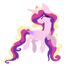 Size: 1024x949 | Tagged: safe, artist:ashtrol, princess cadance, g4, female, lineless, solo