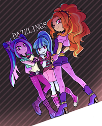 Size: 550x685 | Tagged: safe, artist:mato, artist:mozu_hayanie, adagio dazzle, aria blaze, sonata dusk, equestria girls, g4, my little pony equestria girls: rainbow rocks, the dazzlings