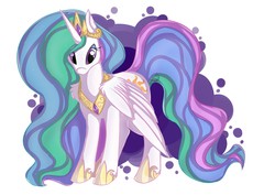 Size: 5846x4133 | Tagged: safe, artist:ellesdoodlebox, princess celestia, g4, absurd resolution, female, solo