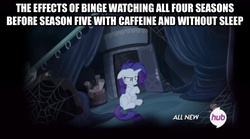 Size: 926x516 | Tagged: safe, screencap, rarity, for whom the sweetie belle toils, g4, female, image macro, meme, solo