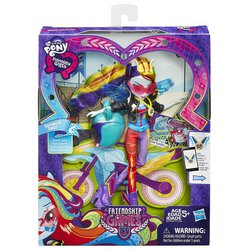 Size: 1500x1500 | Tagged: safe, rainbow dash, equestria girls, g4, my little pony equestria girls: friendship games, box, doll, equestria girls logo, helmet, merchandise, motorcycle, motorcycle helmet, outfit, sporty style
