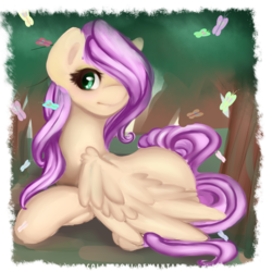 Size: 1000x1000 | Tagged: safe, artist:chocolateponi, fluttershy, g4, female, solo