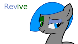 Size: 1921x1080 | Tagged: safe, artist:hardc0r3br0n3, oc, oc only, oc:revive, earth pony, pony, smiling, solo