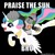 Size: 500x500 | Tagged: safe, princess celestia, g4, dark souls, image macro, jolly cooperation, meme, praise the sun, solaire of astora