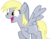 Size: 7920x6129 | Tagged: safe, artist:mmdfantage, derpy hooves, pegasus, pony, g4, my little pony: friendship is magic, slice of life (episode), absurd resolution, female, mare, simple background, solo, transparent background, vector